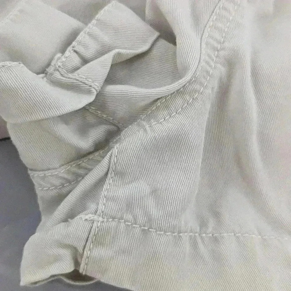 Loft Tan Pull On Elastic Drawstring Waist Shorts with Side & Back Pockets XS - Picture 14 of 15